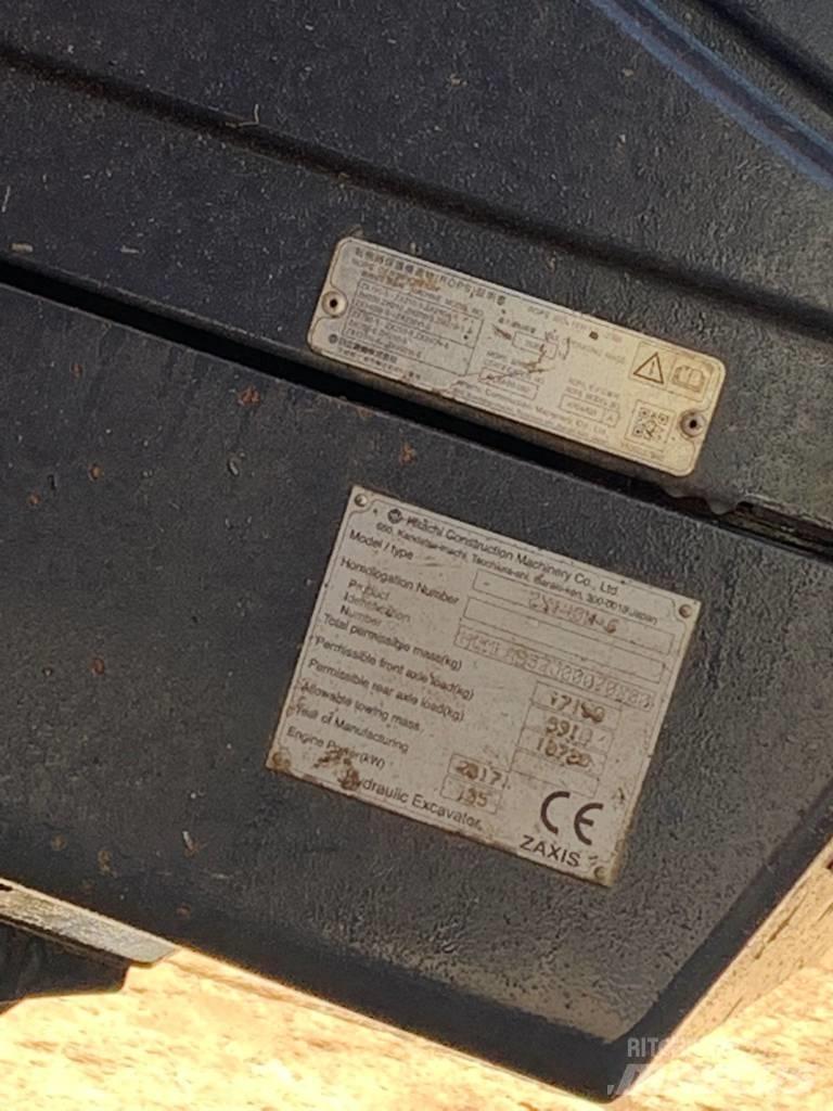 Hitachi ZX 140 W Lastik tekerli ekskavatörler