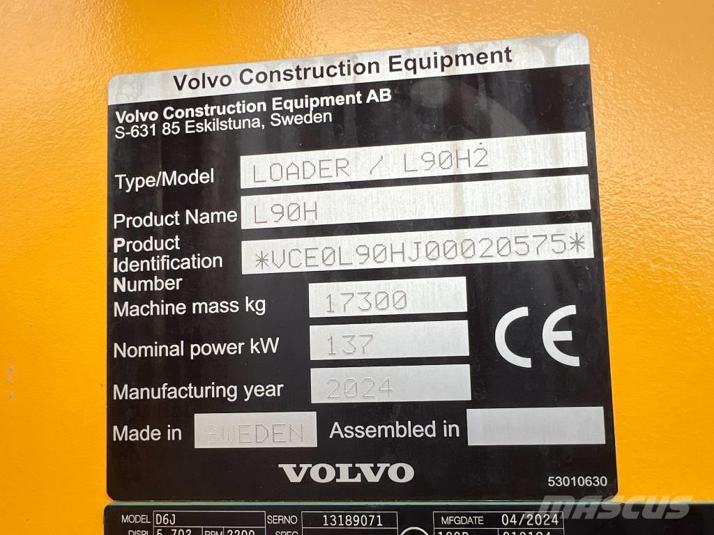 Volvo L90H 2 Tekerlekli yükleyiciler