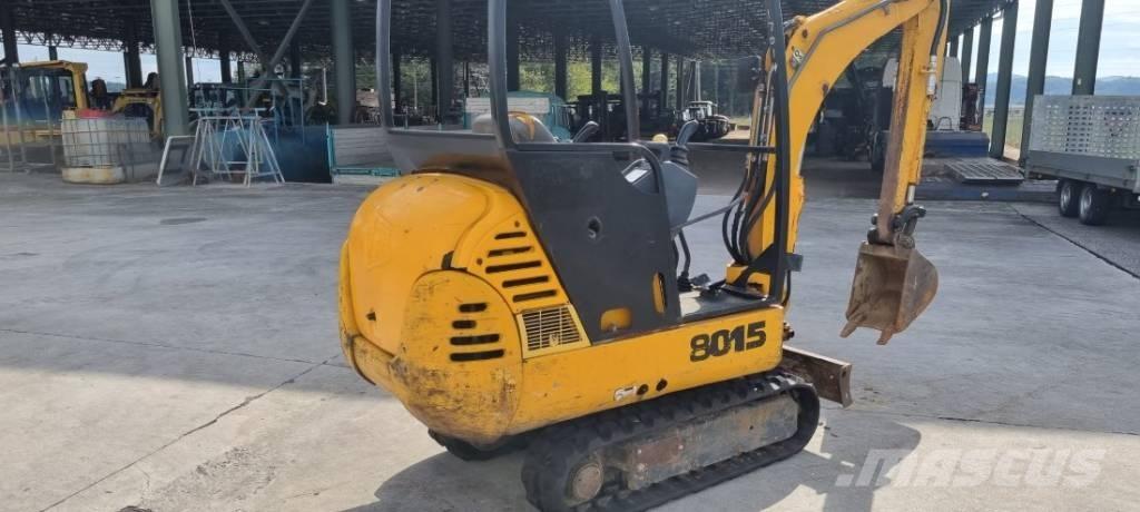 JCB 8015 Mini ekskavatörler, 7 tona dek