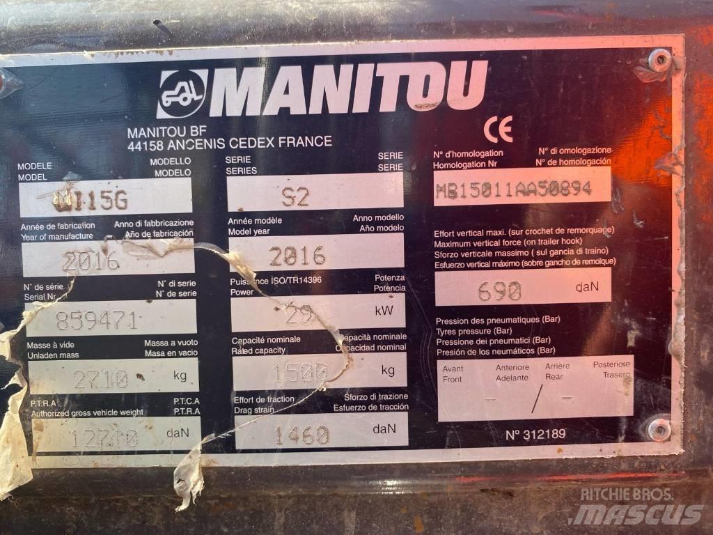 Manitou MI 15 G LPG'li forkliftler
