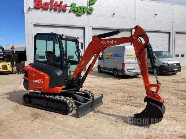 Kubota KX027-4 Mini ekskavatörler, 7 tona dek
