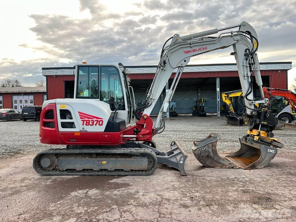 Takeuchi TB370 Mini ekskavatörler, 7 tona dek