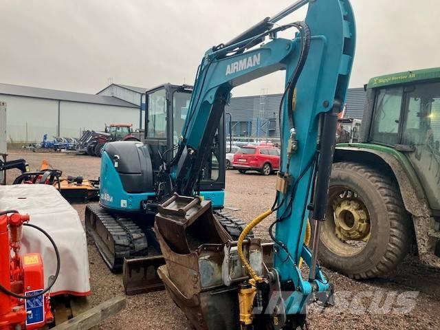 Airman AX 48 Mini ekskavatörler, 7 tona dek