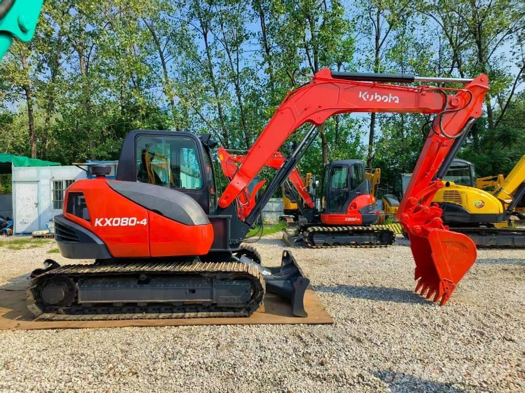 Kubota KX 080-4 Mini ekskavatörler, 7 tona dek