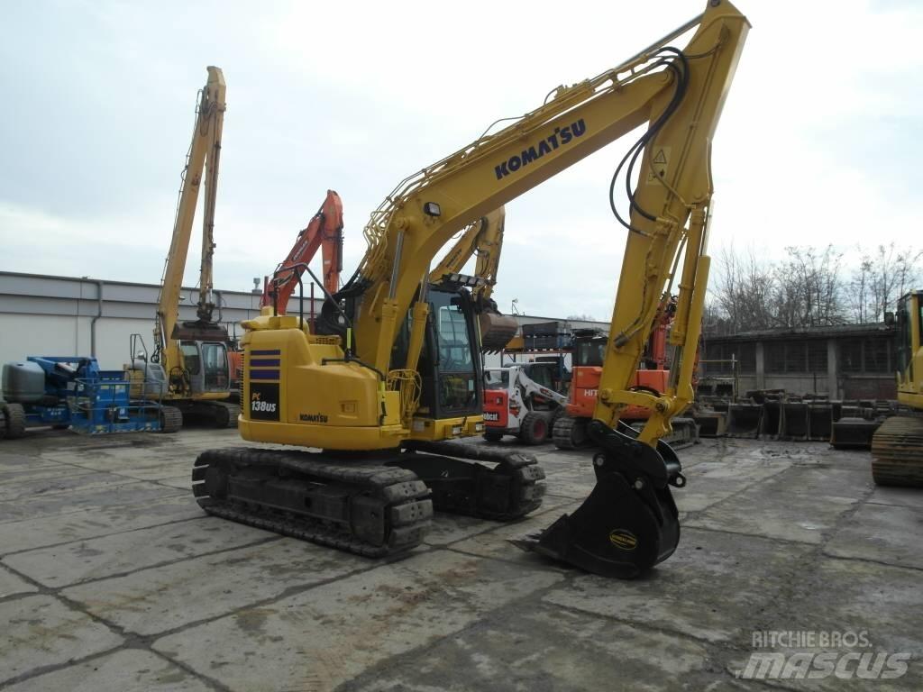 Komatsu PC 138 US-11 Paletli ekskavatörler