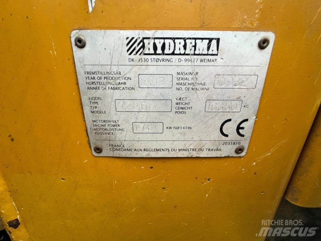 Hydrema 922 D Belden kirma kaya kamyonu