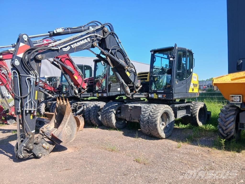 Yanmar B 110 W Lastik tekerli ekskavatörler