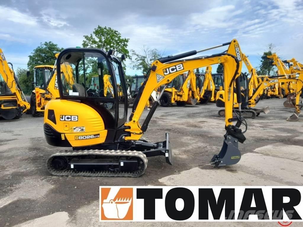 JCB 8026 CTS Mini ekskavatörler, 7 tona dek