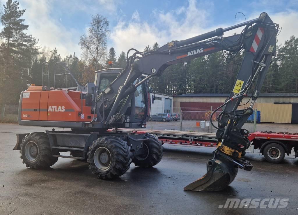 Atlas 160W Lastik tekerli ekskavatörler