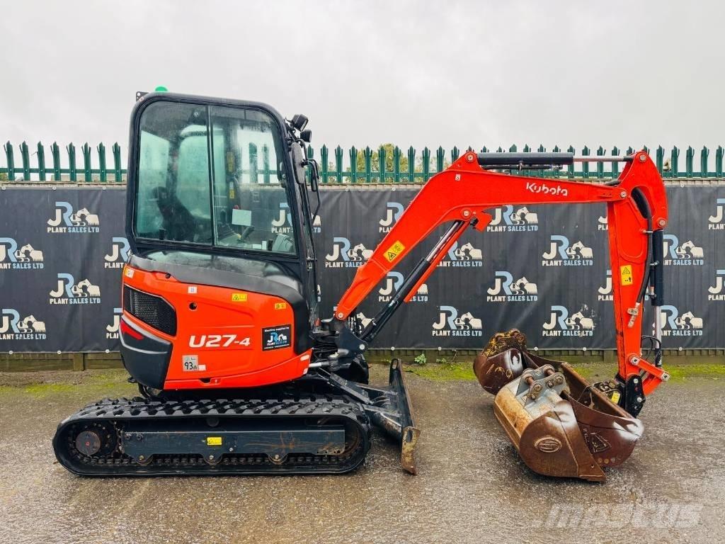 Kubota U 27-4 Mini ekskavatörler, 7 tona dek