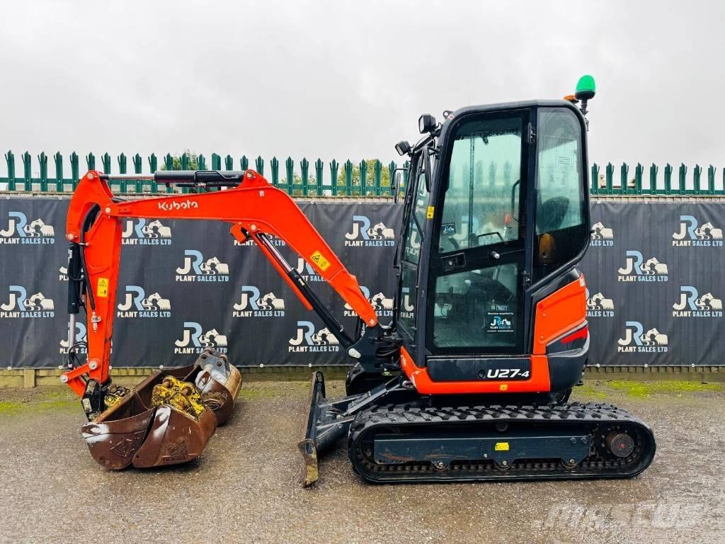 Kubota U 27-4 Mini ekskavatörler, 7 tona dek