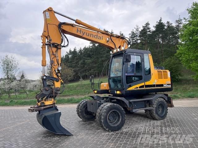 Hyundai Robex 140 W Lastik tekerli ekskavatörler