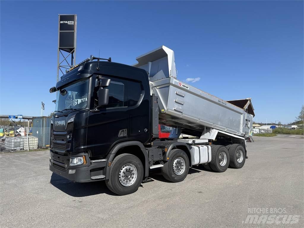 Scania R580 8X4 Damperli kamyonlar