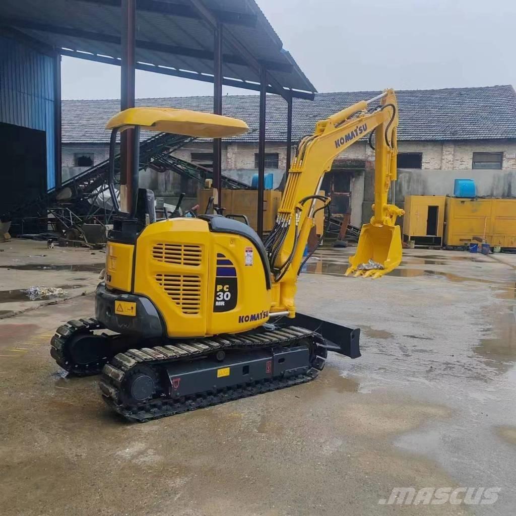 Komatsu PC 30 MR Mini ekskavatörler, 7 tona dek