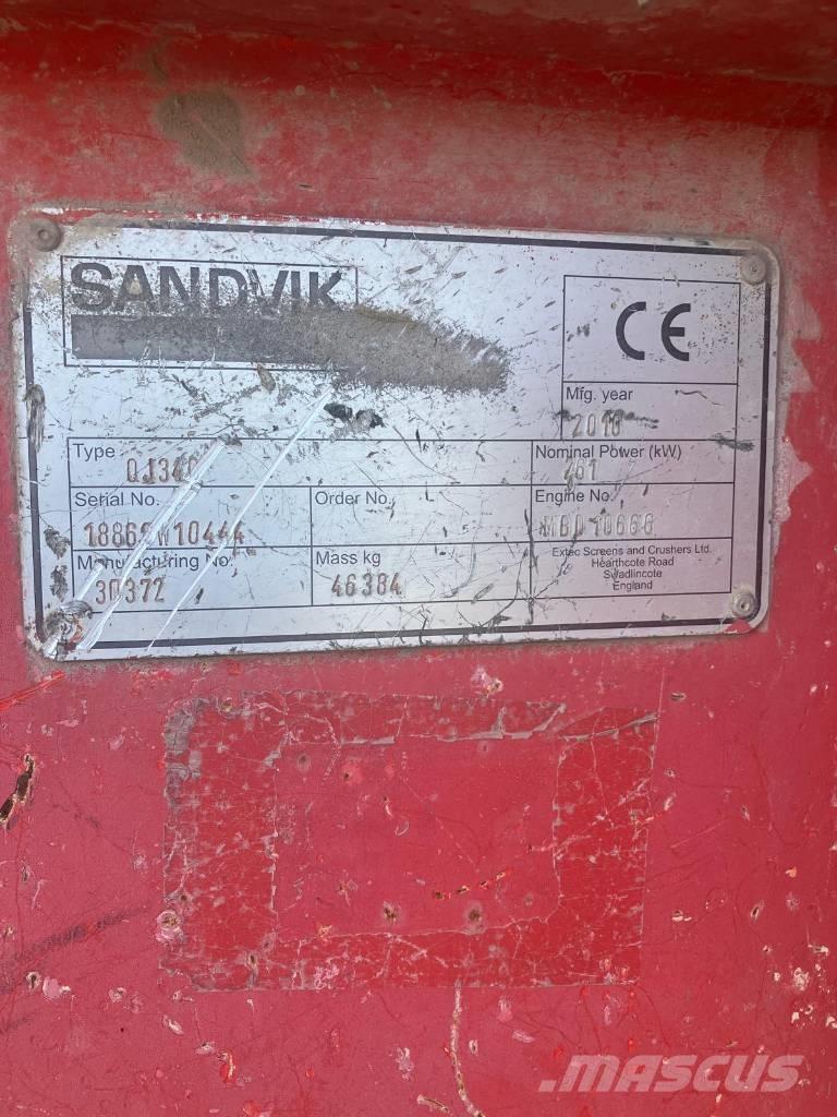 Sandvik QJ 340 Gezer kırıcılar