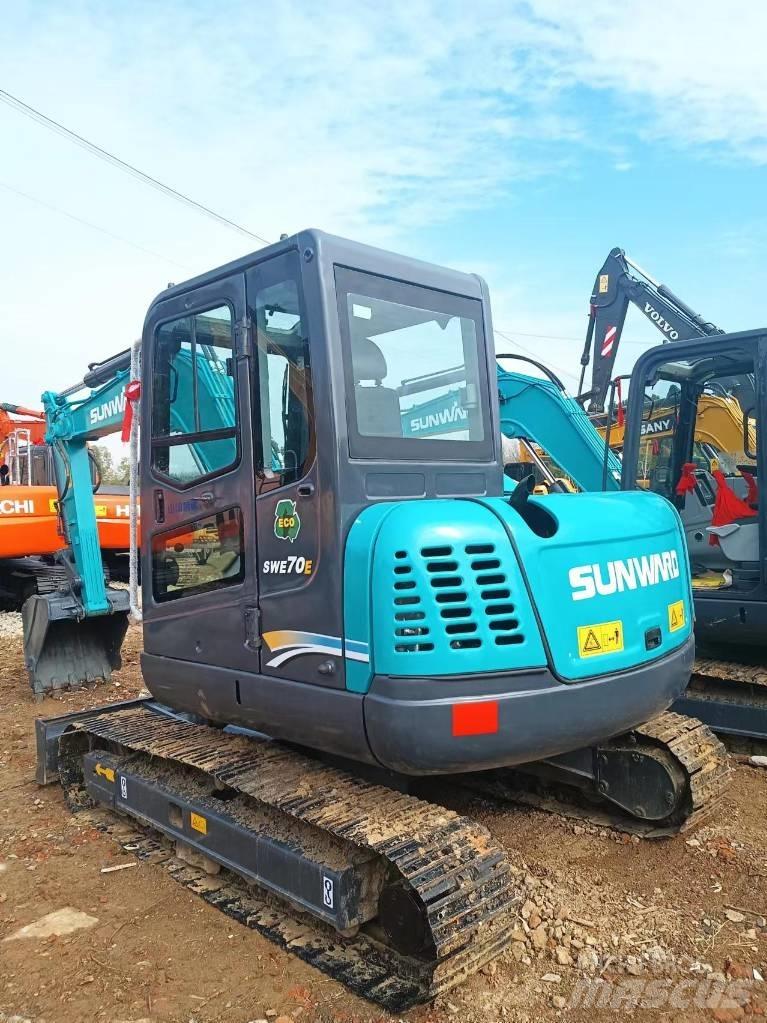 Sunward SWE 70 Mini ekskavatörler, 7 tona dek