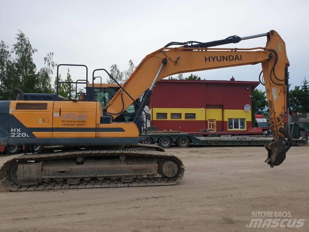 Hyundai HX 220 L Paletli ekskavatörler