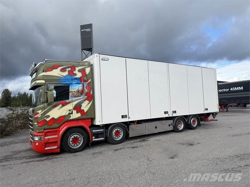 Scania R580 8X2 Kapali kasa kamyonlar