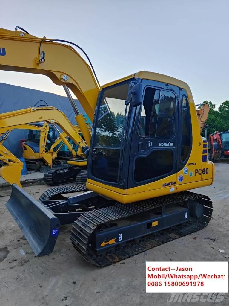 Komatsu PC 60 Mini ekskavatörler, 7 tona dek