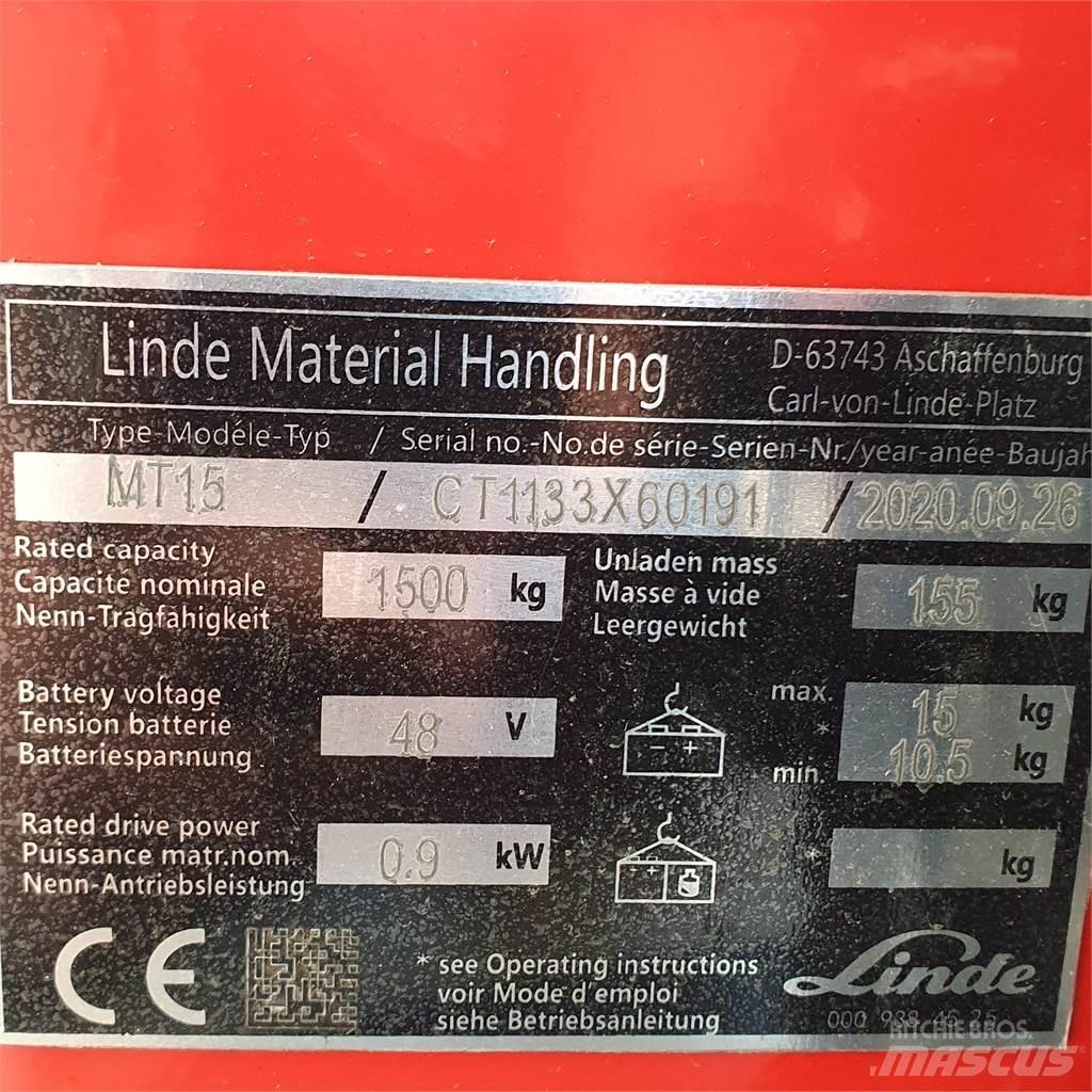 Linde MT15 Düsük seviye kaldirici