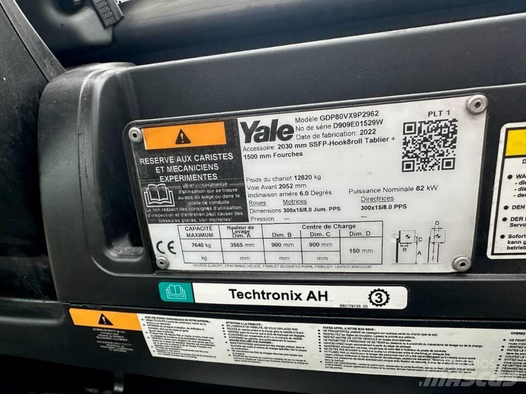 Yale gdp80vx9 Dizel forkliftler