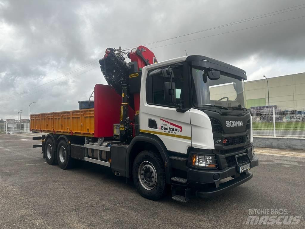Scania P 370 Araç üzeri vinçler