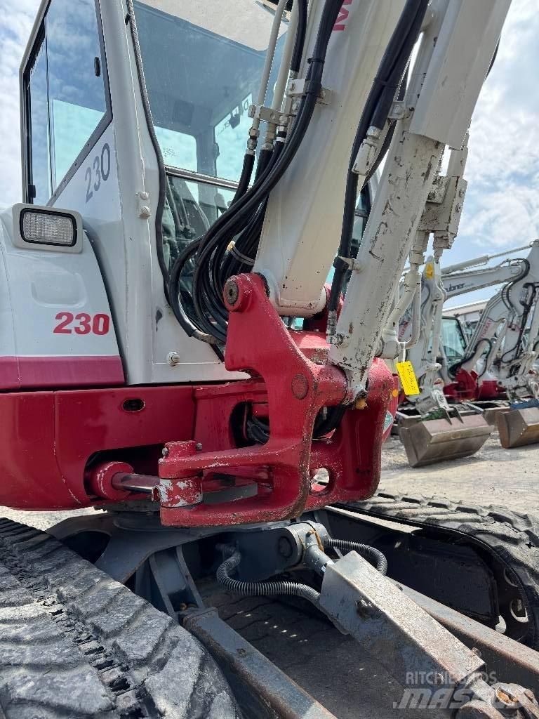 Takeuchi TB 230 Mini ekskavatörler, 7 tona dek