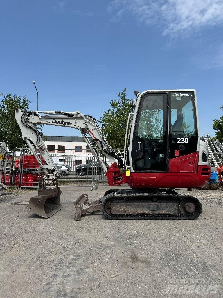 Takeuchi TB 230 Mini ekskavatörler, 7 tona dek