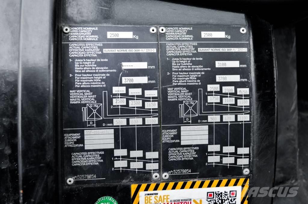 Manitou MC 25-4 D Dizel forkliftler