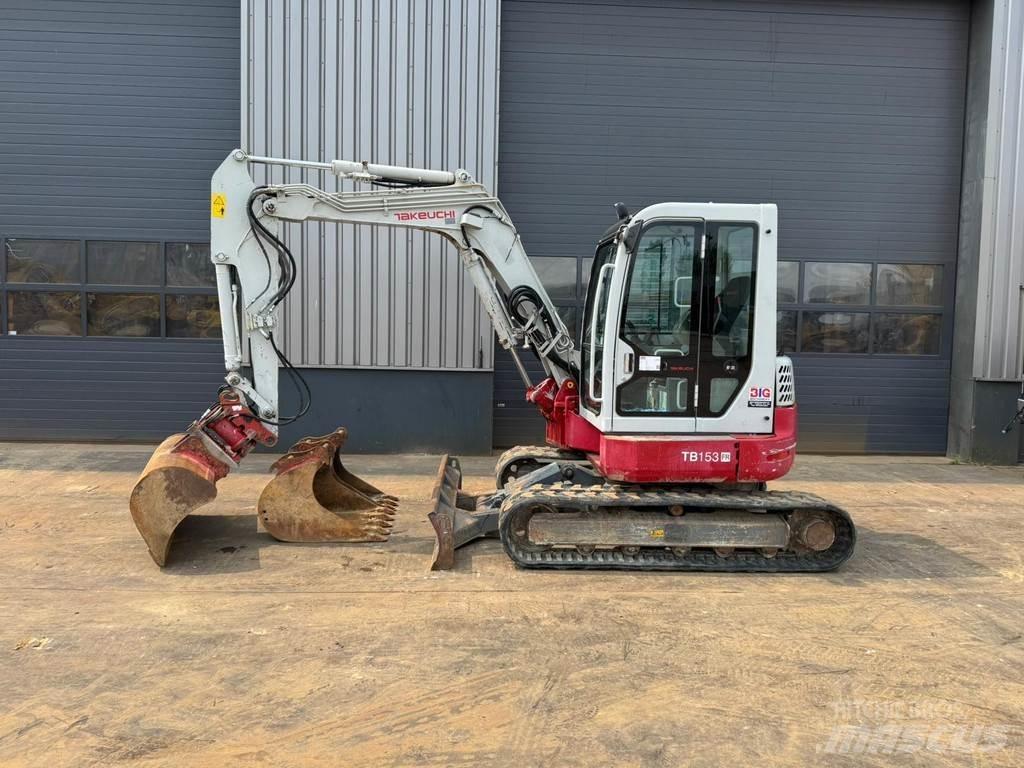 Takeuchi TB153FR Mini ekskavatörler, 7 tona dek