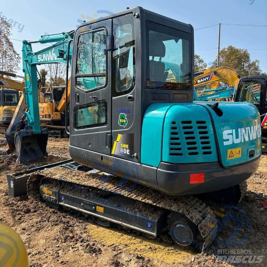 Sunward SWE80 Mini ekskavatörler, 7 tona dek