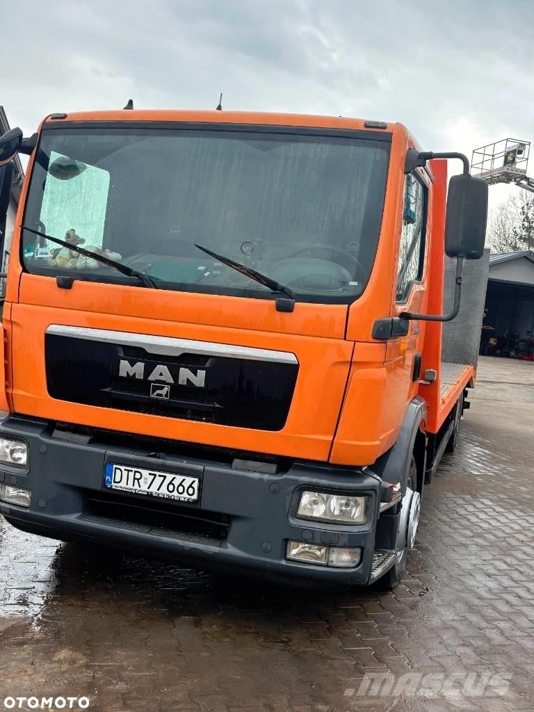 MAN TGM 15.290 Düz Platformlu Oto Çekiciler/vinçli kamyonlar