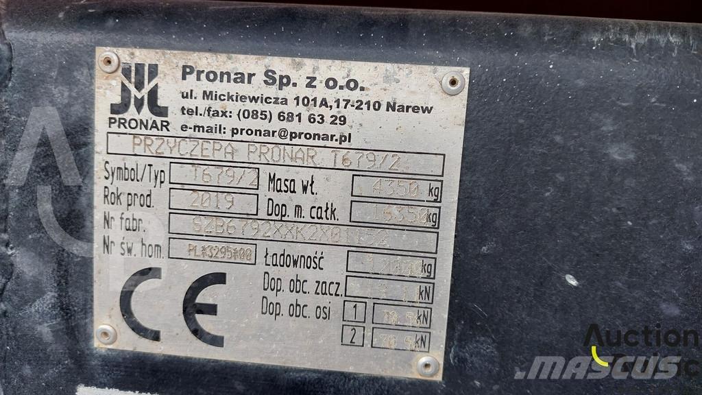 Pronar T 679/2 Damperli römorklari