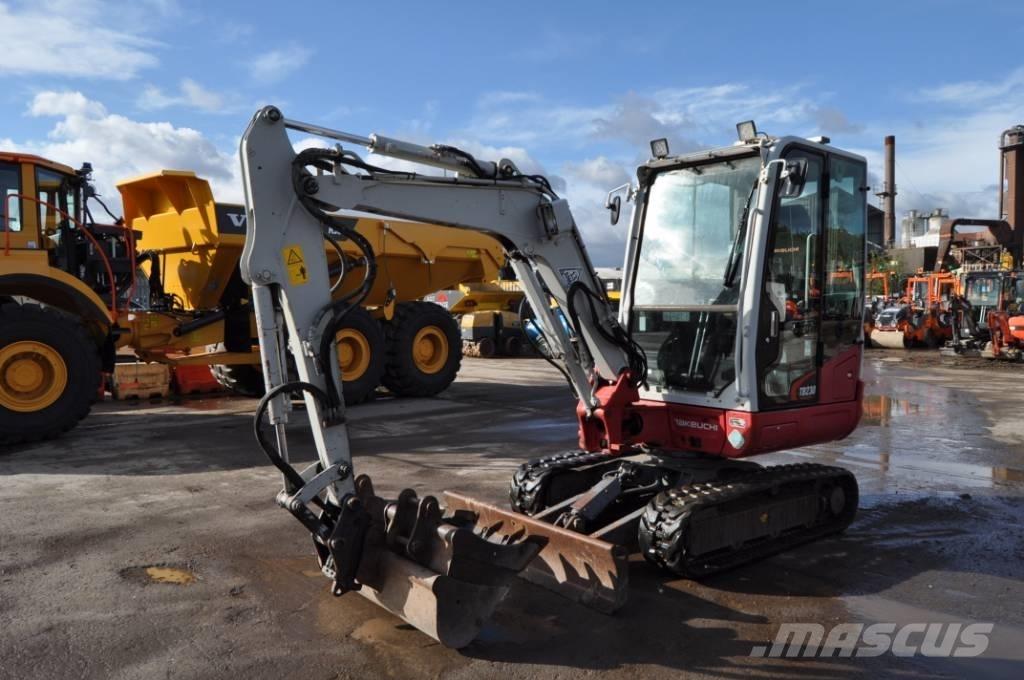 Takeuchi TB 230 Mini ekskavatörler, 7 tona dek
