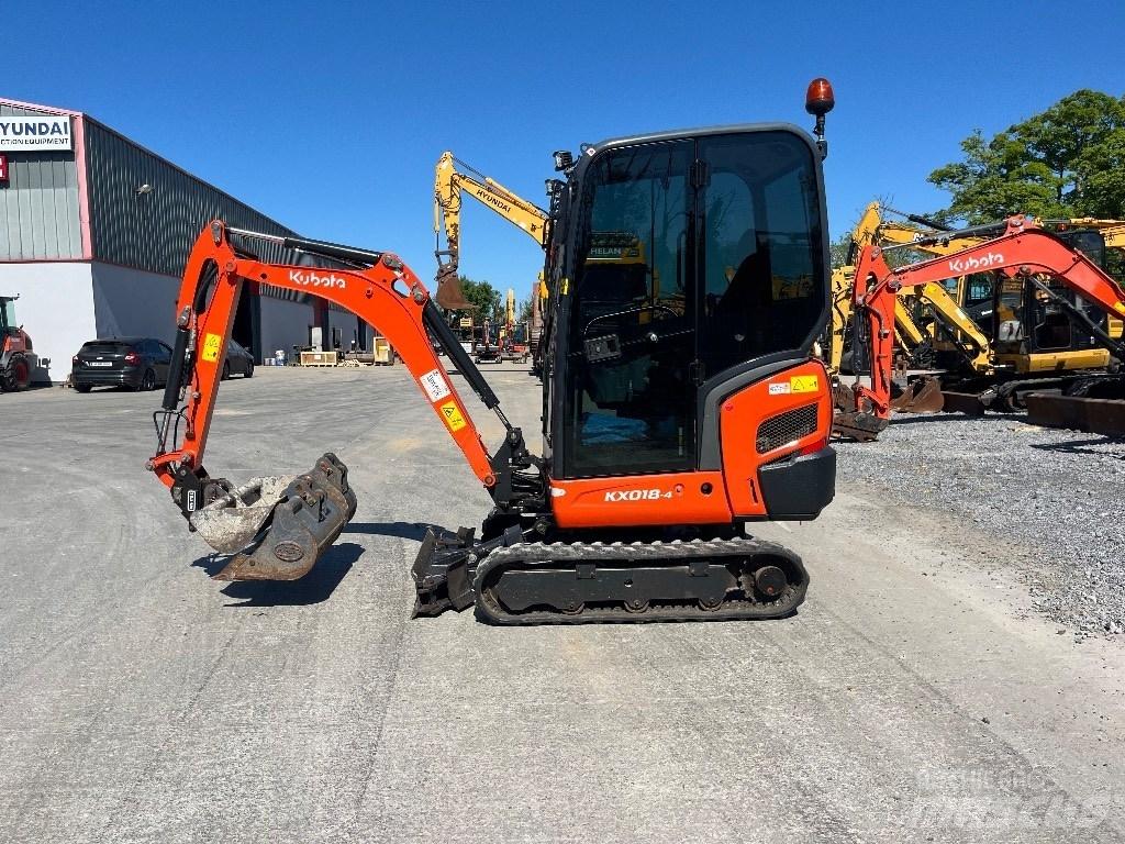 Kubota KX 018-4 Mini ekskavatörler, 7 tona dek