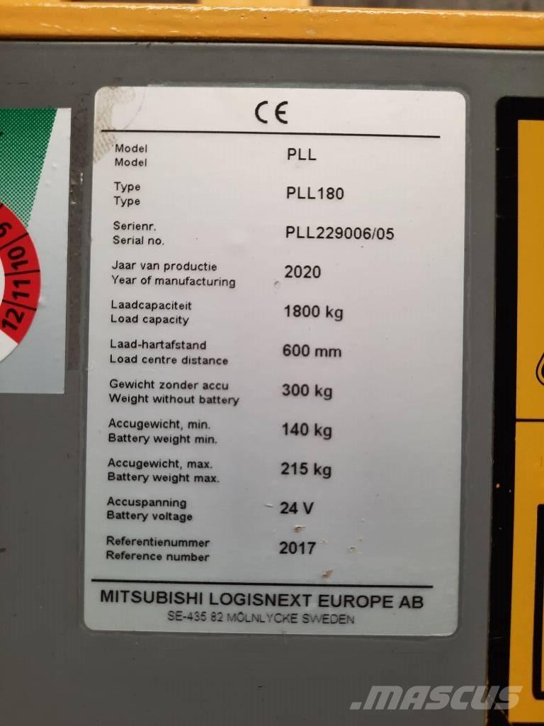 UniCarriers PLL180 Düsük seviye kaldirici