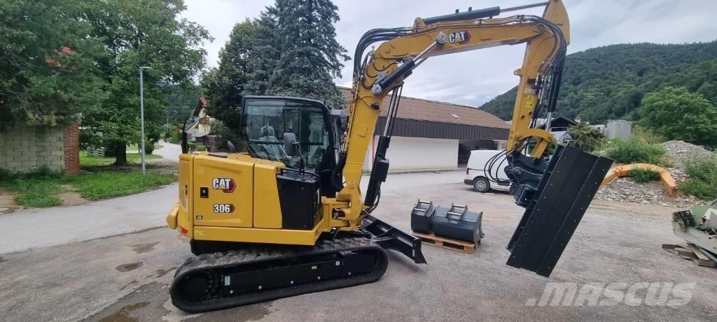 CAT 306 CR VAB Mini ekskavatörler, 7 tona dek