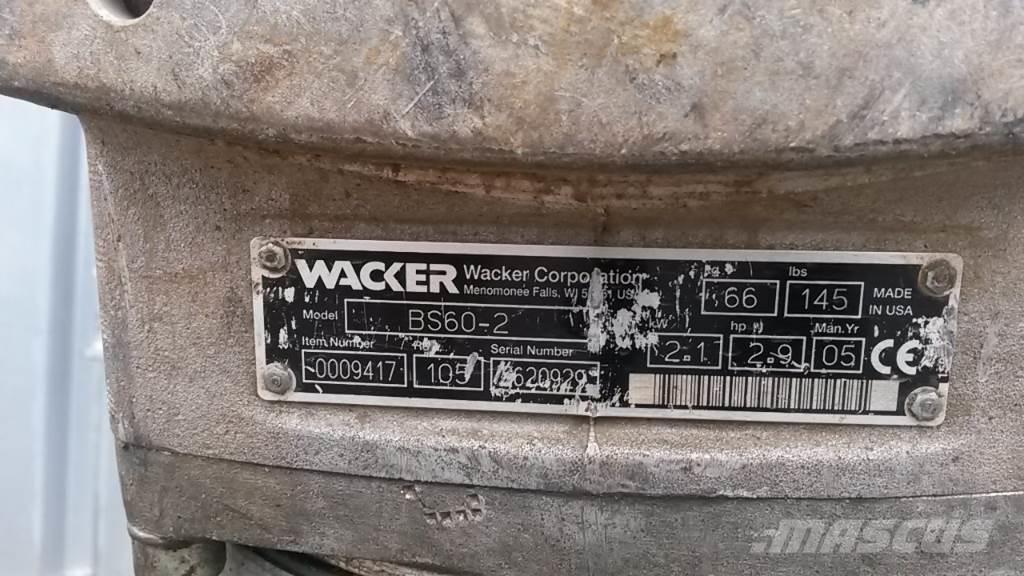 Wacker Neuson BS60-2 Sıkıştırma tokmakları