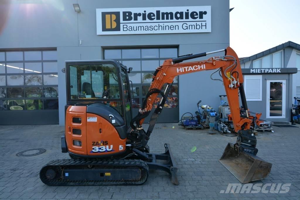 Hitachi ZX 33 U-6 Mini ekskavatörler, 7 tona dek