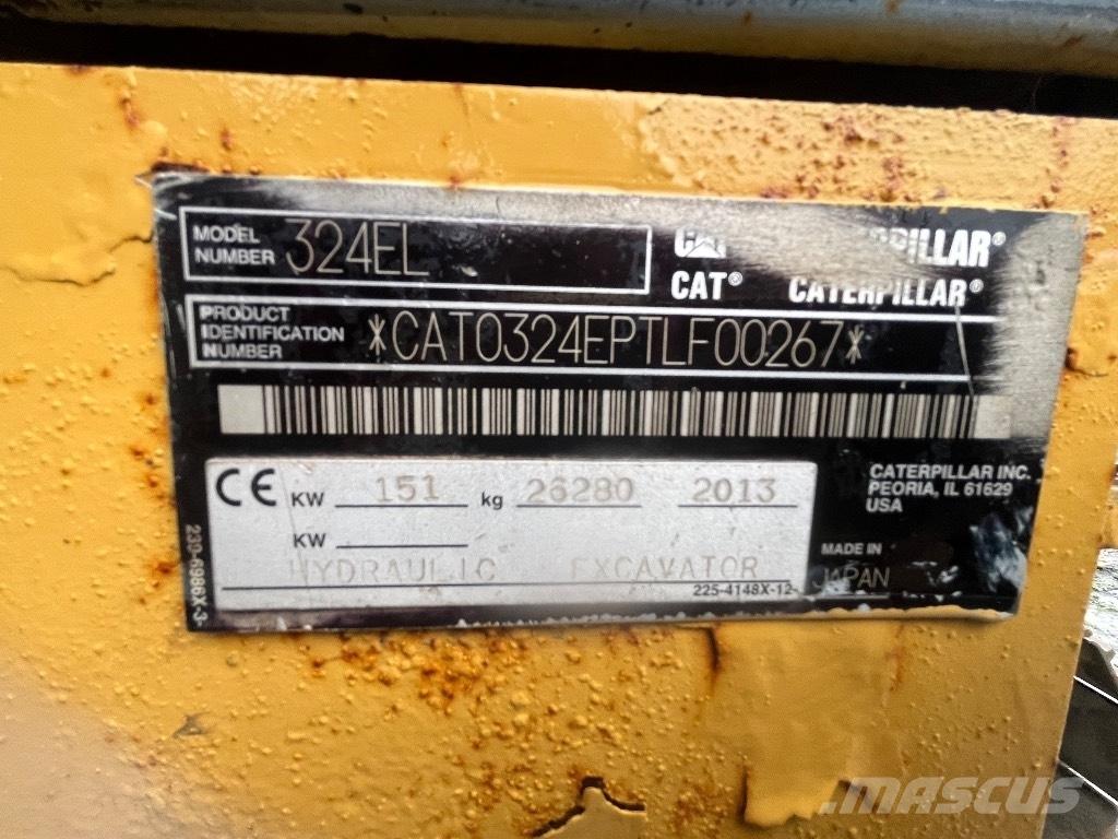 CAT 324 E Paletli ekskavatörler