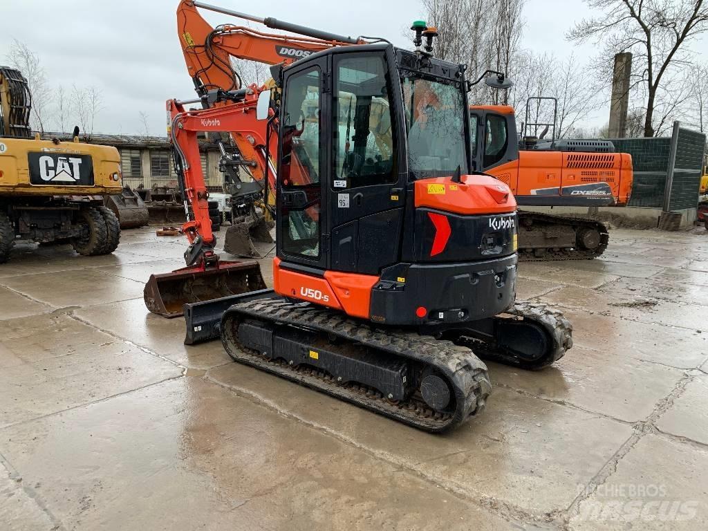 Kubota U50-5 Mini ekskavatörler, 7 tona dek