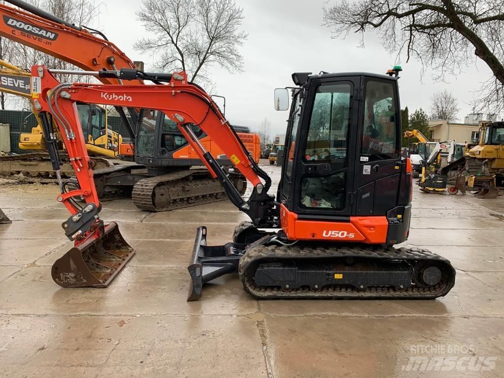 Kubota U50-5 Mini ekskavatörler, 7 tona dek