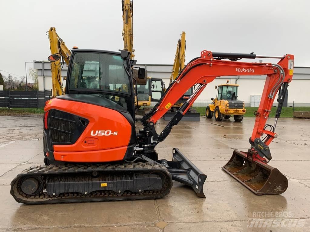 Kubota U50-5 Mini ekskavatörler, 7 tona dek