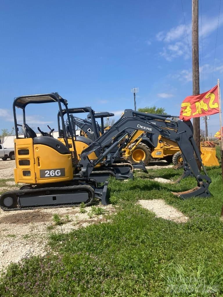 John Deere 26G Yıkım ekskavatörleri