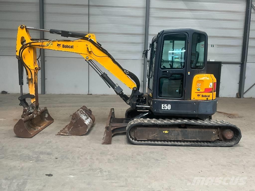 Bobcat E 50 EM Mini ekskavatörler, 7 tona dek