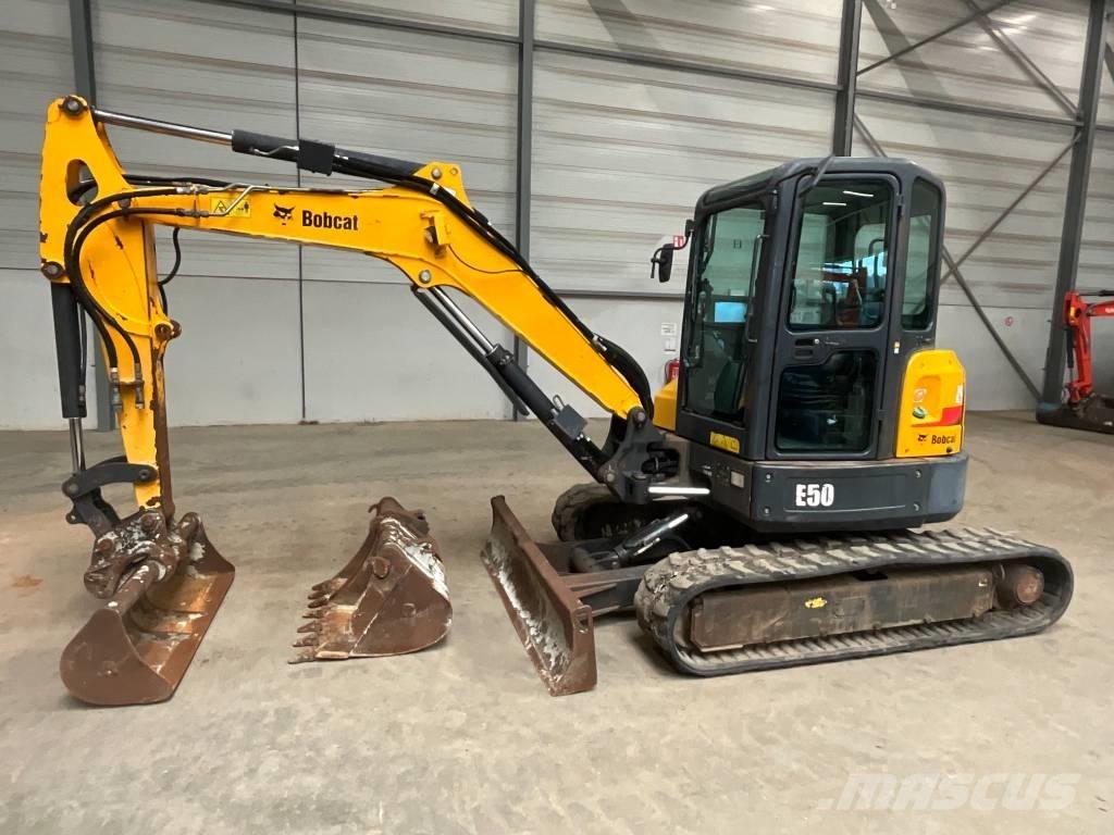 Bobcat E 50 EM Mini ekskavatörler, 7 tona dek
