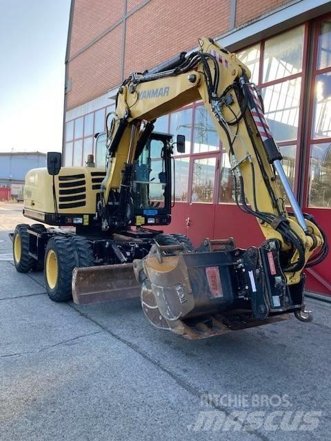 Yanmar B95W Lastik tekerli ekskavatörler