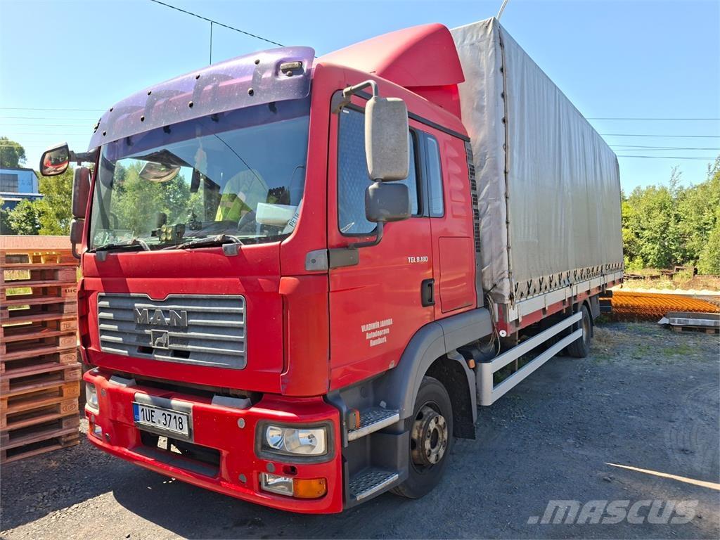 MAN TGL 7.180 Flatbed kamyonlar