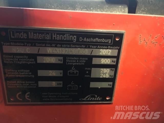 Linde N20C/132 Düsük seviye siparis toplayici