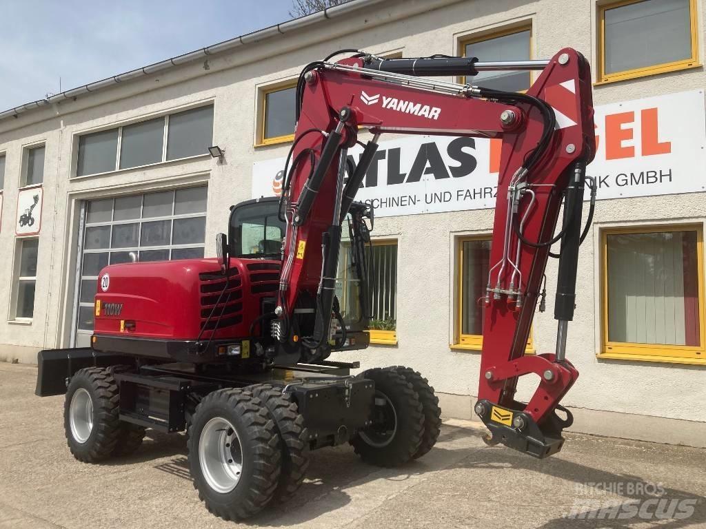 Yanmar B 110 W Lastik tekerli ekskavatörler